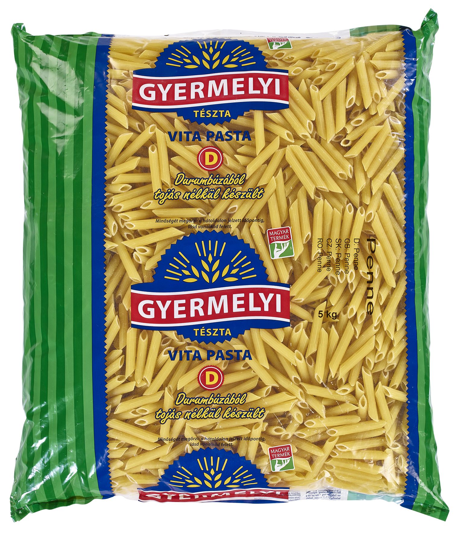 Gyermelyi Vita Pasta durum Penne 5kg